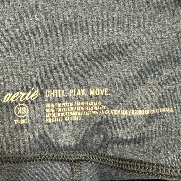 Aerie Chill Play Move Leggings Color block Blue size XS NWOT - Picture 8 of 8
